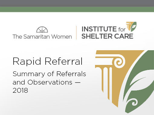 Rapid Referral Summary of Referrals and Observations — 2018
